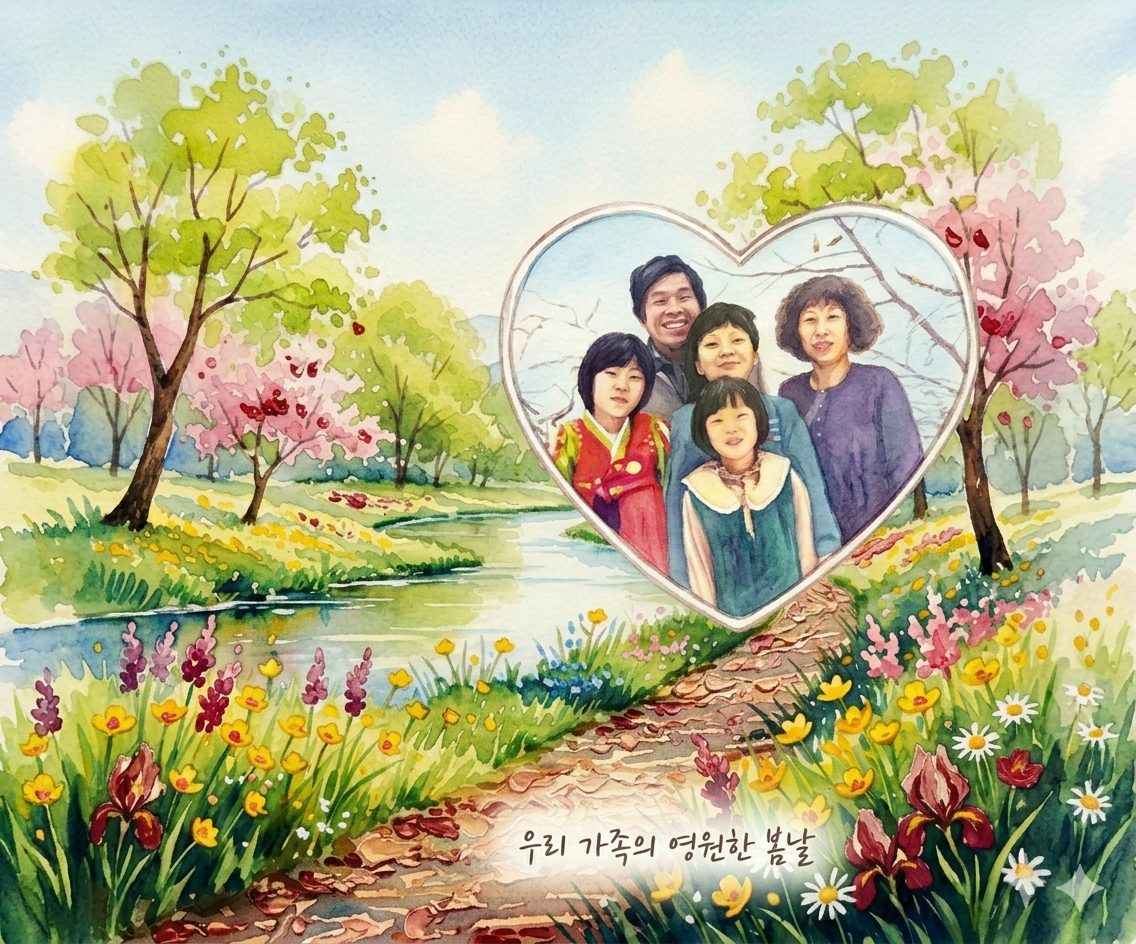 우리 가족의 영원한 봄날